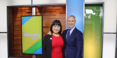Tina Park &amp; Jeff McArthur at Global News The Morning Show