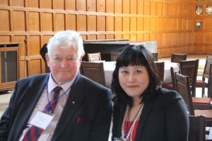 At Pearson Conference, April 2013 with Former Prime Minister of Canada, the Honourable John Turner