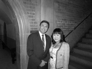 With President David Naylor of the University of Toronto:: Award of Excellence Ceremony at Hart House, April 10, 2013