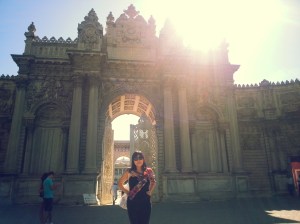 Morning stroll at the Dolamabache Palace, Istanbul