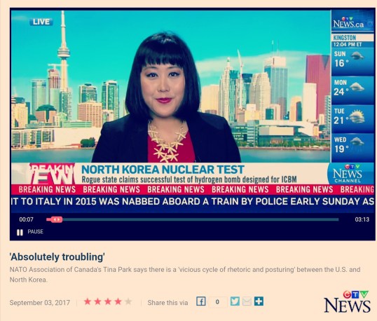Tina Park and North Korea CTV